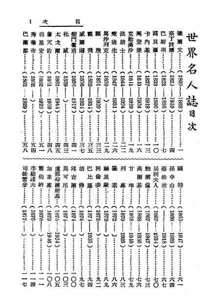《世界名人志》马鸣编译-大方书局-民国三十七年[1948]-pdf古籍下载插图1