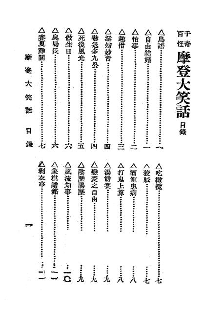 《千奇百怪摩登大笑话》新大陆书局-出版不详-pdf古籍下载插图1