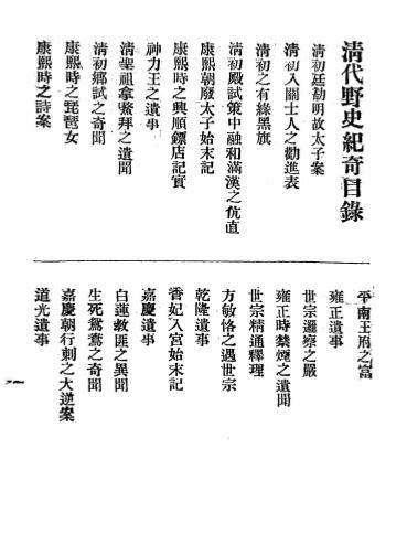 《清代野史记奇》出版不详-民国3［1914］-pdf古籍下载插图1