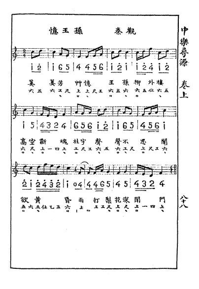《中乐寻源》童斐编纂-商务印书馆-民国15[1926]-戏剧曲谱下载插图4