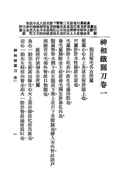 《神相铁关刀》秦慎安校勘-文明书局-民国十四年[1925]-相术入门下载插图3