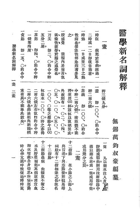 医学新名词解释-万钧编辑-丁氏医学丛书插图1