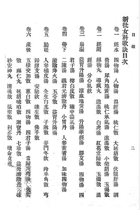 新批女科歌诀-邵步青编辑-中国医学研究社插图1
