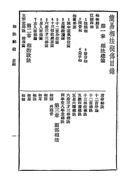 简易相法秘传-上海星命研究社-中央书店插图1