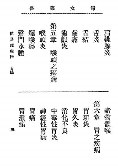 妇女丛书第一集第二编简易疗病法-朱梦梅编纂插图3