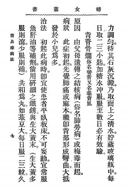 妇女丛书第一集第二编简易疗病法-朱梦梅编纂插图5