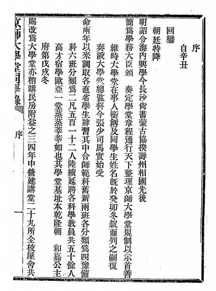 京师大学堂同学录-北京大学史料插图1