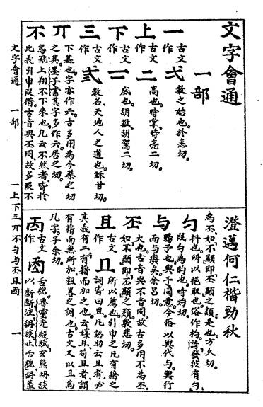 文字会通上册-何仁楷纂辑-国学研究社插图2