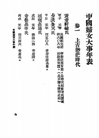 中国妇女大事年表-姚舜生著-女子书店插图1