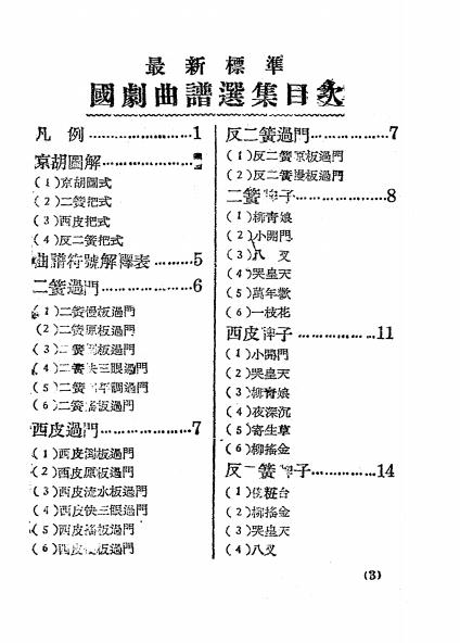 国剧曲谱选集,养晦盦主编著,京剧唱腔史料插图1