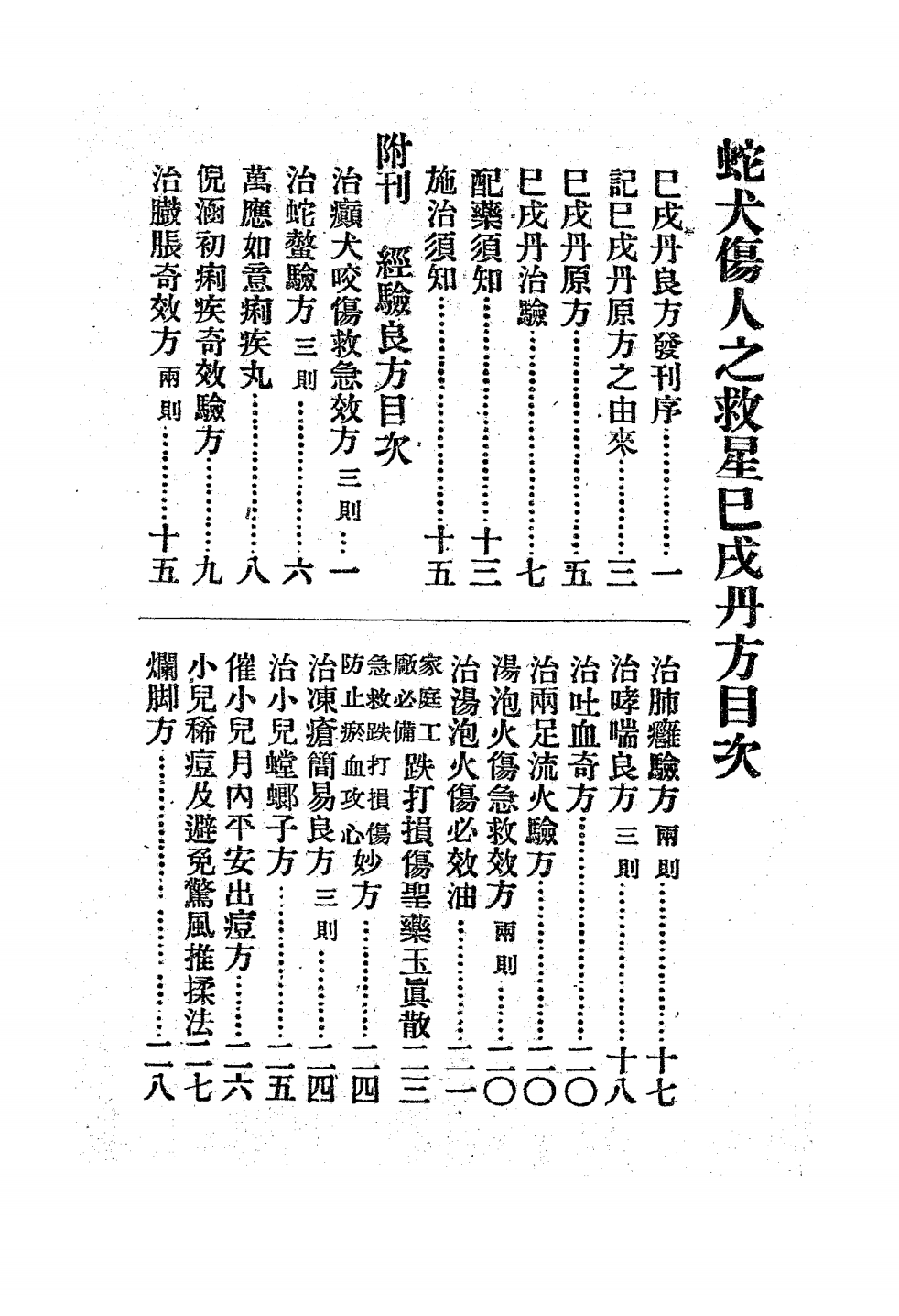 蛇犬伤人之救星巳戌丹方PDF下载插图