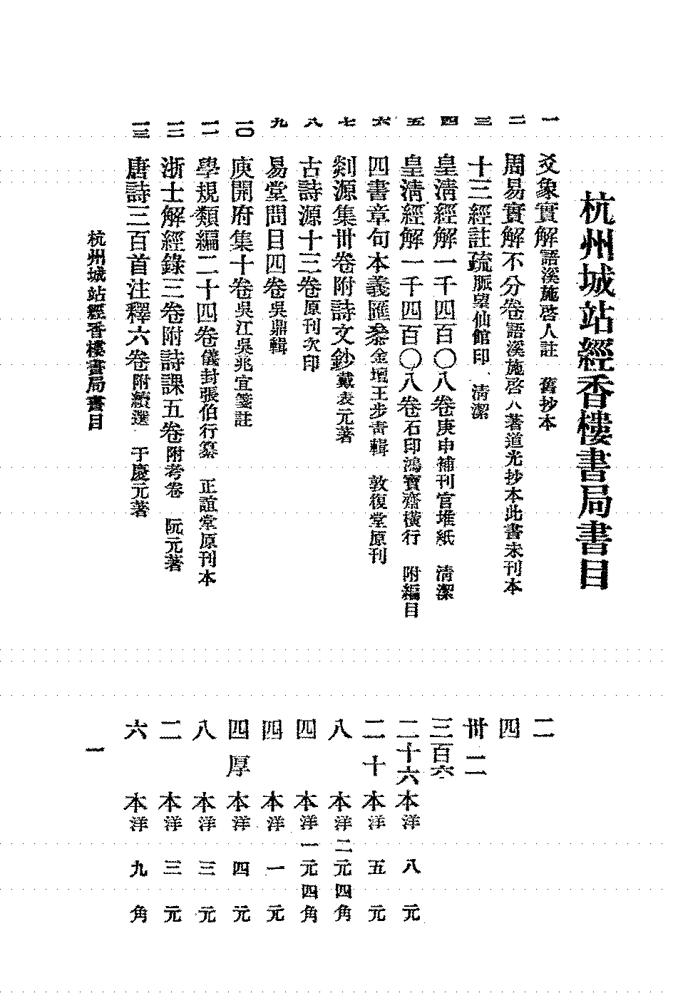 经香楼旧书廉价目录经香楼书局PDF下载,民国旧书行业研究史料插图 经香楼旧书廉价目录经香楼书局PDF下载,民国旧书行业研究史料插图